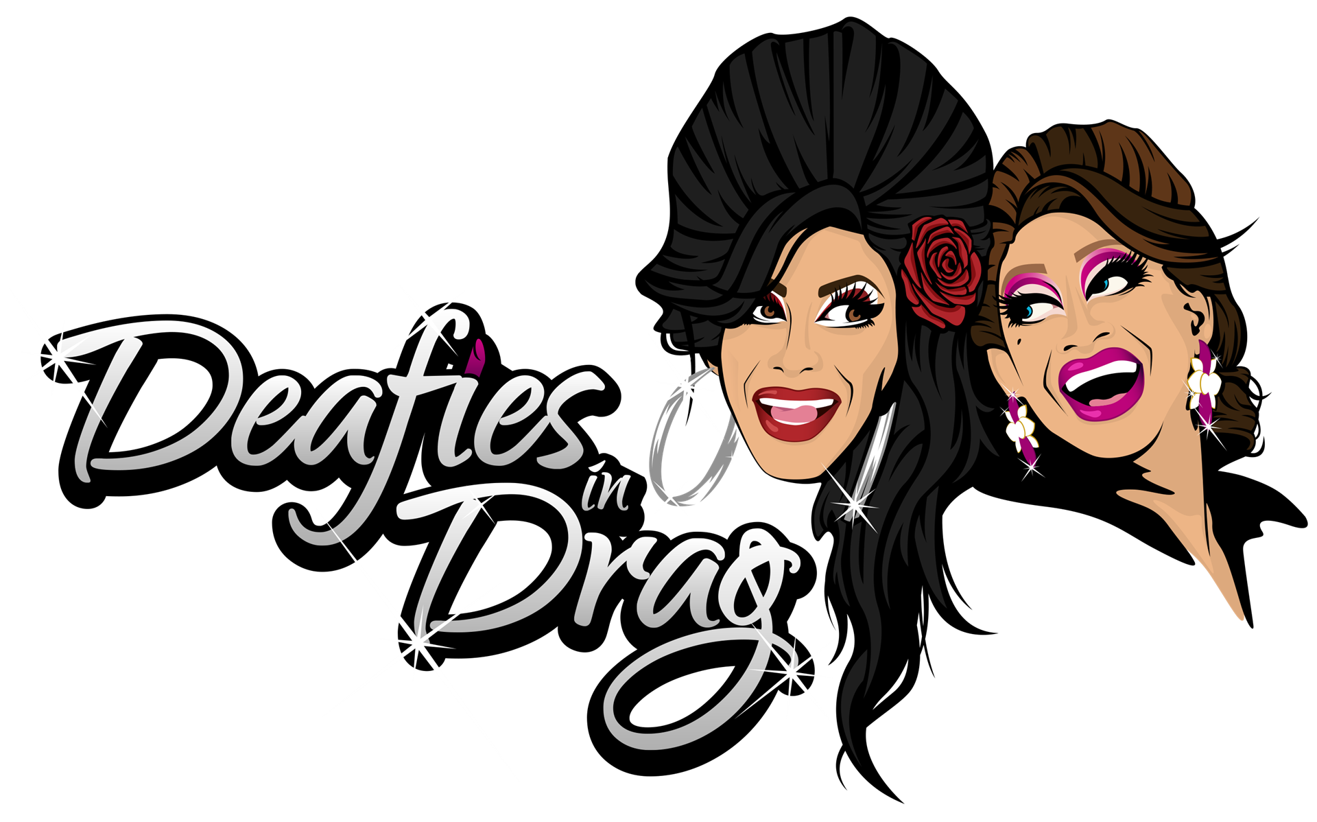 Deafies in Drag Logo